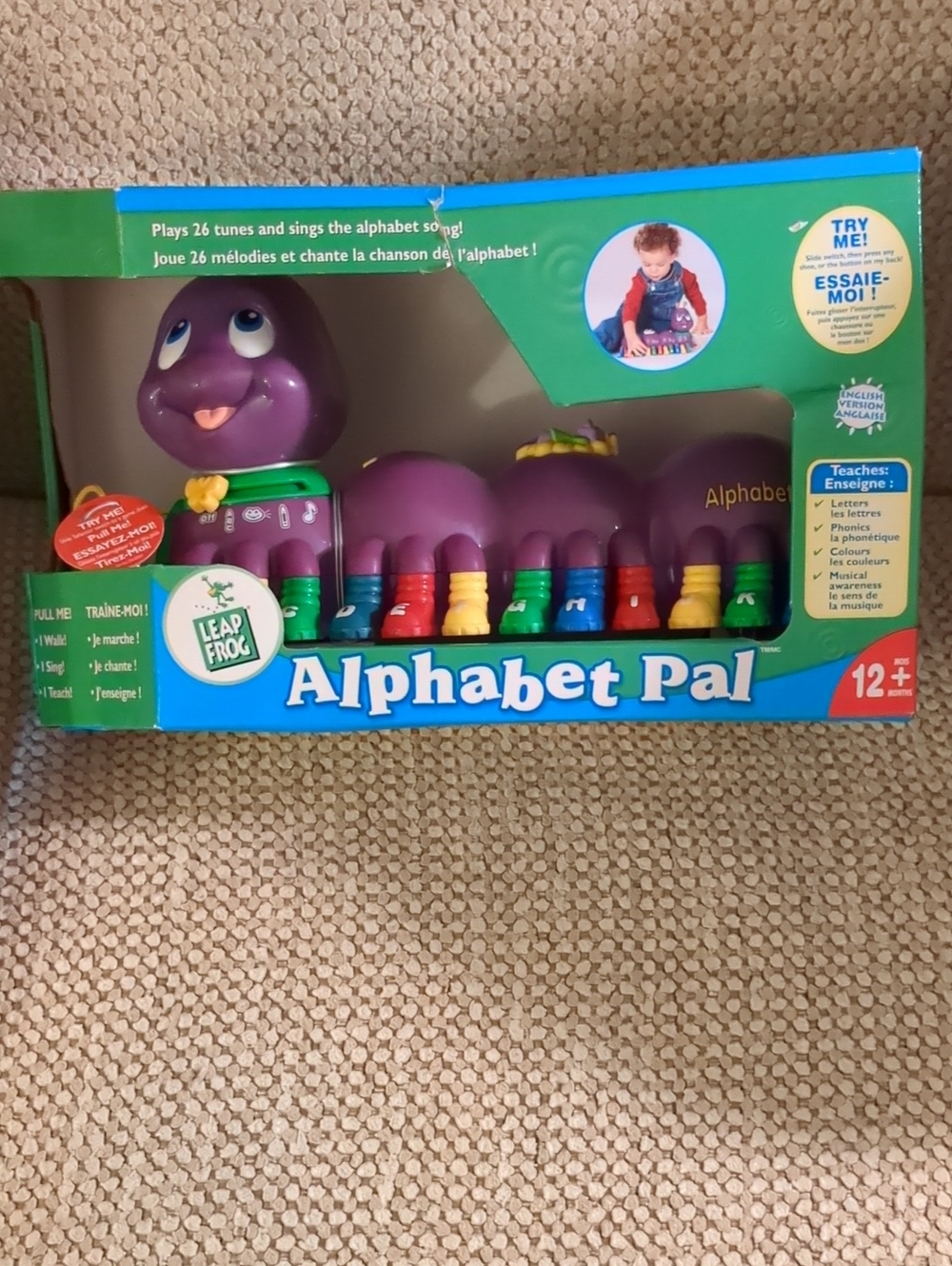Leapfrog Alphabet Pal - Purple Educational Caterpillar Toy